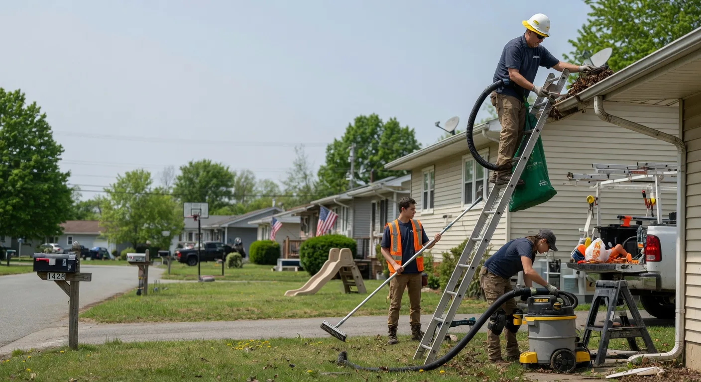 Gutter Installation in West Liberty, IL near me
